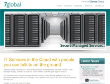 Tablet Screenshot of 7global.com